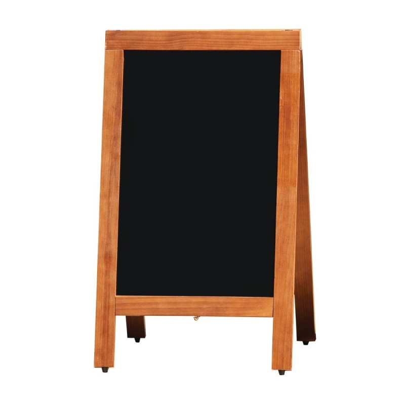 Wooden Sidewalk Sign Board 850 X 500Mm - Olympia - Fourniresto Wooden Sidewalk Sign Board 850 X 500Mm - Olympia - Fourniresto