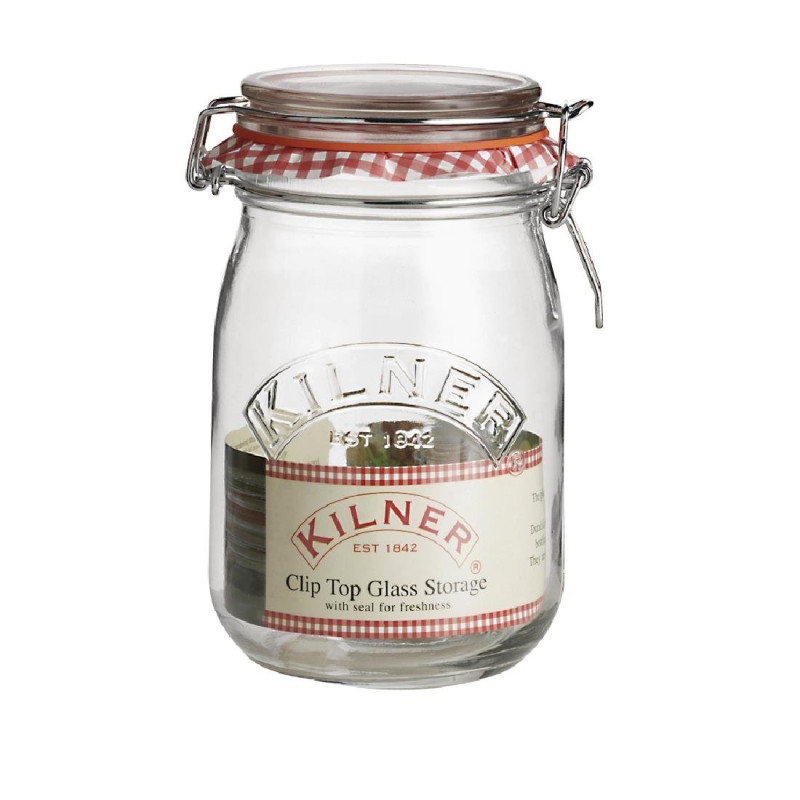Einmachglas mit Clip - 1L - FourniResto - Fourniresto Einmachglas mit Clip - 1L - FourniResto - Fourniresto