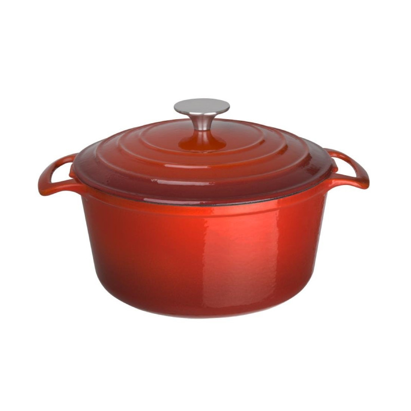 Runde rote Cocotte - 3,2L - Vogue Runde rote Cocotte - 3,2L - Vogue