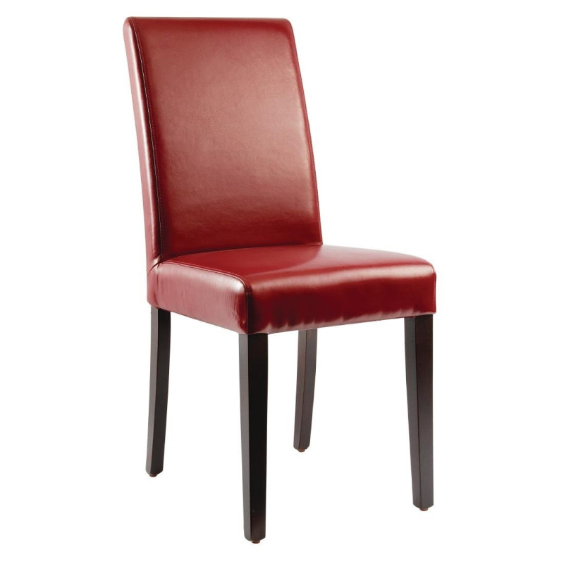 Stühle aus Kunstleder - Rot - Bolero - Fourniresto Stühle aus Kunstleder - Rot - Bolero - Fourniresto