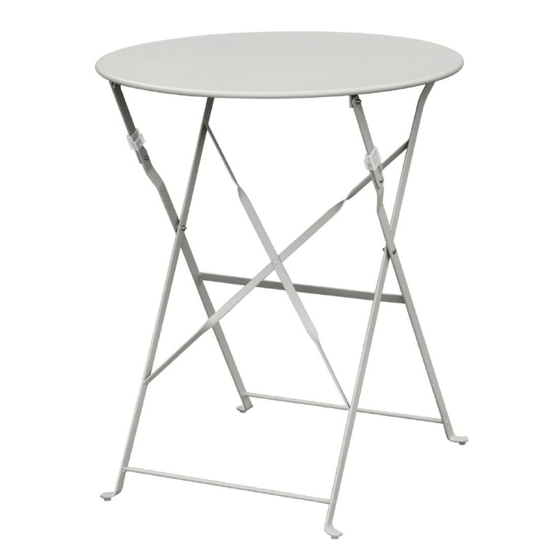 Terrassentisch aus Stahl - Grau - Bolero - Fourniresto Terrassentisch aus Stahl - Grau - Bolero - Fourniresto