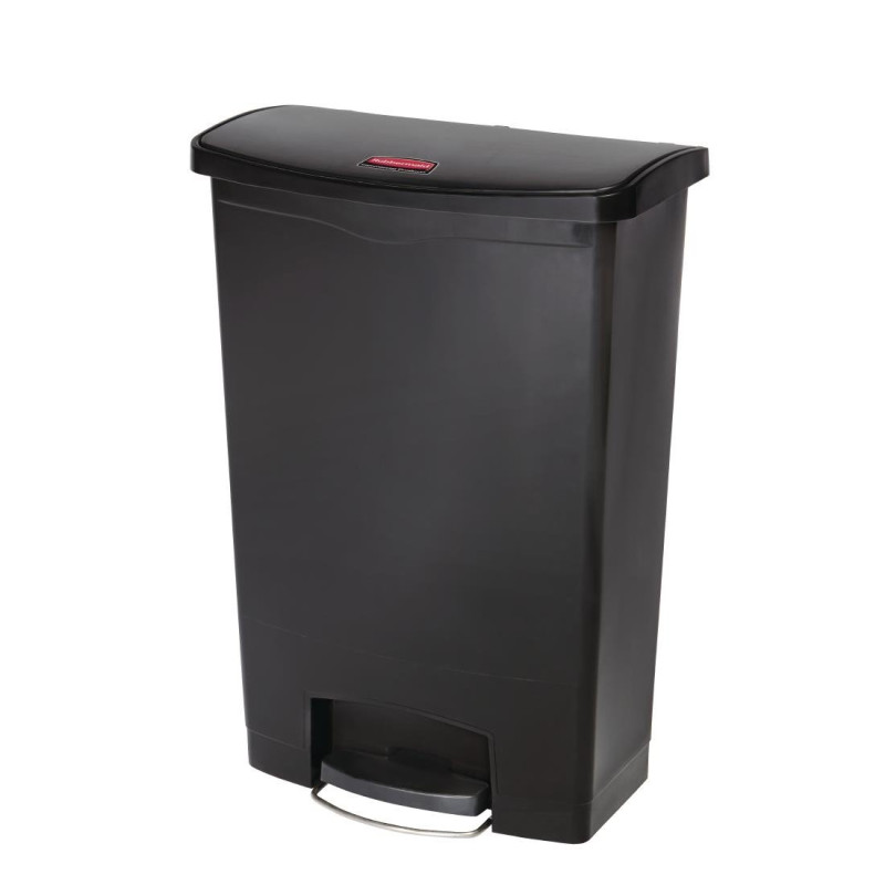 Mülleimer mit Frontpedal Slim Jim Schwarz - 90L - Rubbermaid Mülleimer mit Frontpedal Slim Jim Schwarz - 90L - Rubbermaid