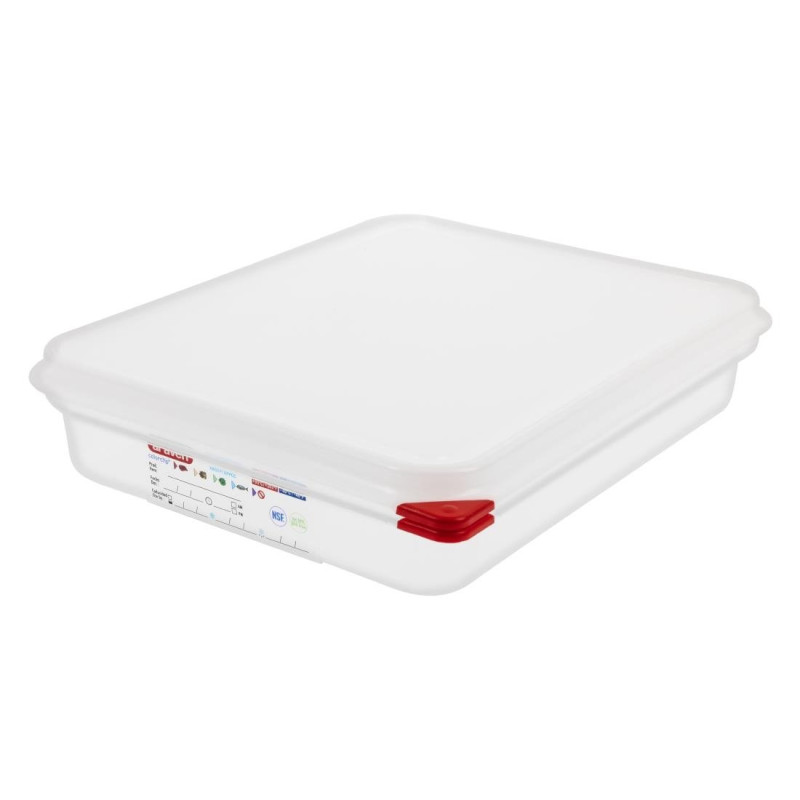 Lebensmittelbehälter GN1/2 - 4L - Set mit 4 Stück - Araven - Fourniresto Lebensmittelbehälter GN1/2 - 4L - Set mit 4 Stück - Araven - Fourniresto