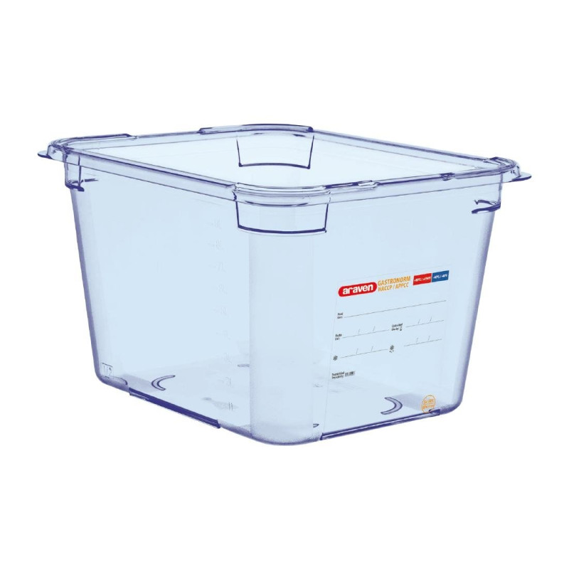 Blaue luftdichte Box aus ABS - GN 1/2 200 mm - Araven - Fourniresto Blaue luftdichte Box aus ABS - GN 1/2 200 mm - Araven - Fourniresto