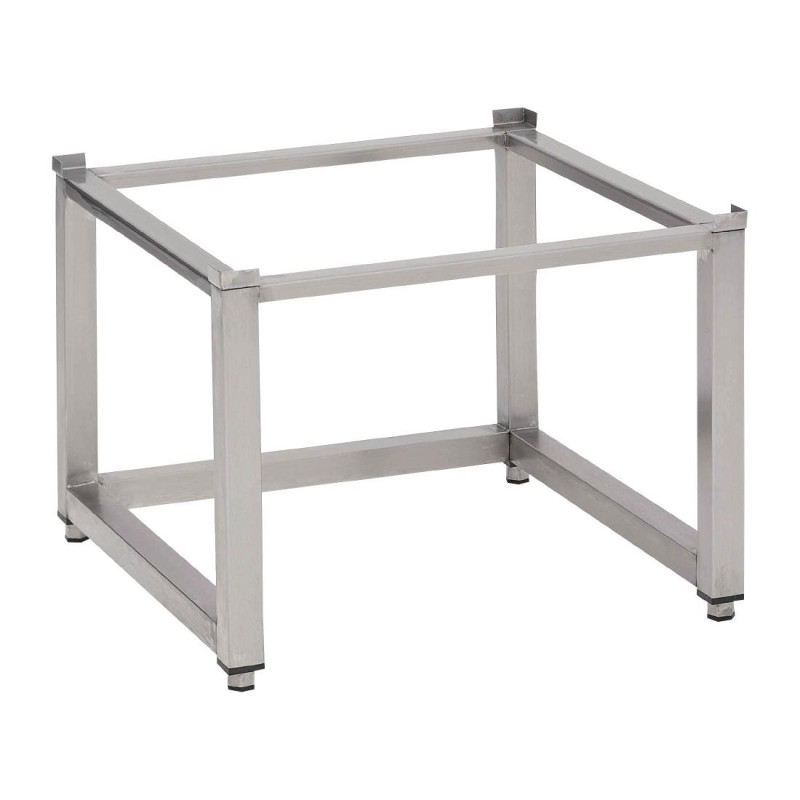 Geschirrspüler-Unterstützung aus Edelstahl ohne untere Ablage - B 600 x T 600 mm - Gastro M Geschirrspüler-Unterstützung aus Edelstahl ohne untere Ablage - B 600 x T 600 mm - Gastro M