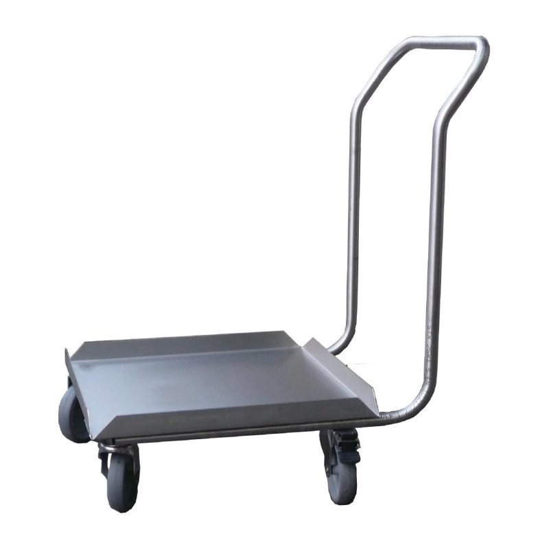 Edelstahlsockel für Geschirrkörbe mit Griff 500 x 500mm - Gastro M Edelstahlsockel für Geschirrkörbe mit Griff 500 x 500mm - Gastro M