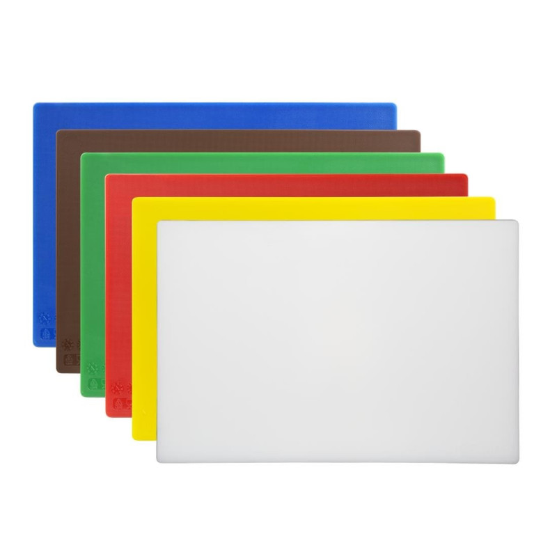 Set aus 6 antibakteriellen Schneidebrettern - Hygiplas Set aus 6 antibakteriellen Schneidebrettern - Hygiplas