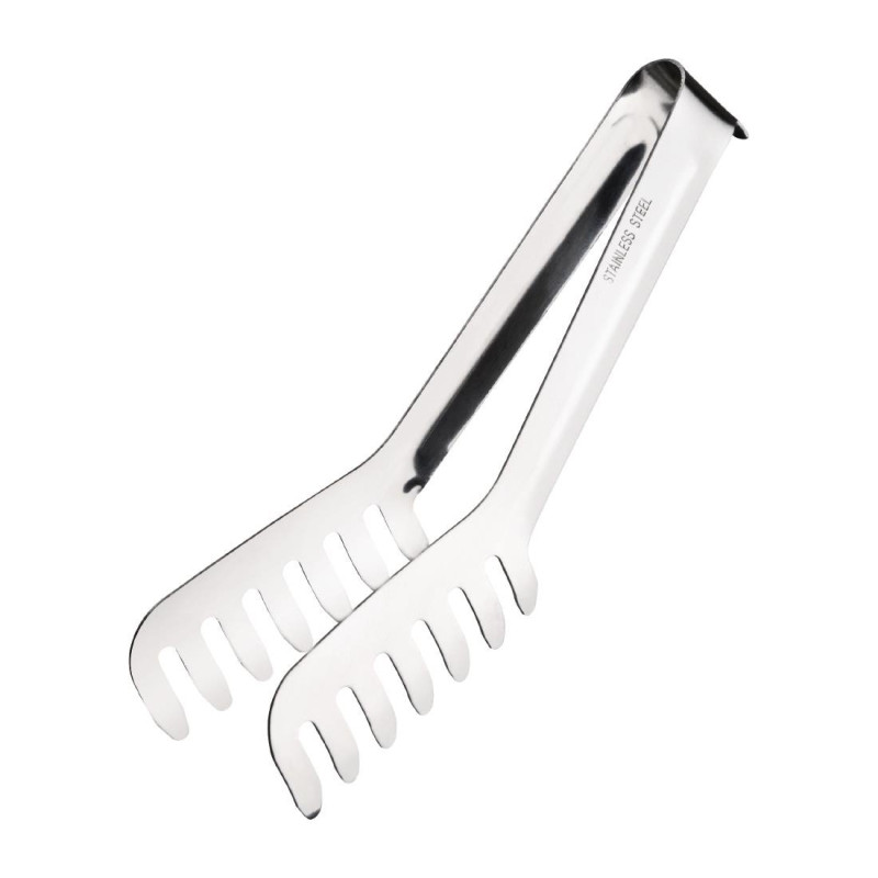Spaghettizange aus Edelstahl 19,5 cm - Vogue - Fourniresto Spaghettizange aus Edelstahl 19,5 cm - Vogue - Fourniresto