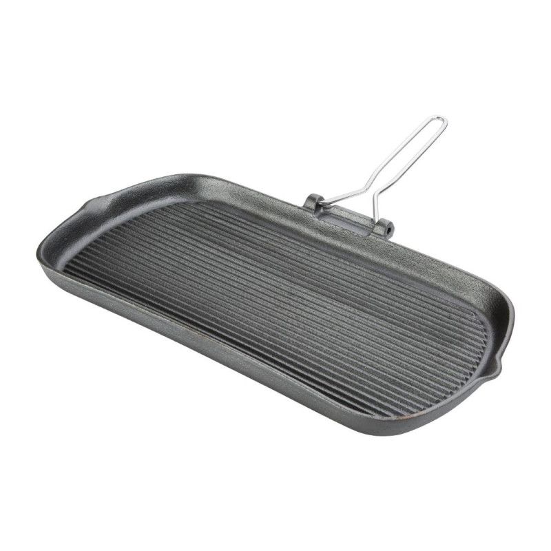 Gusseisen-Grillpfanne - L 225 x T 380mm - Vogue Gusseisen-Grillpfanne - L 225 x T 380mm - Vogue