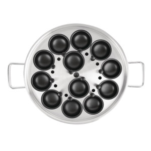 Eier-Pocheuse aus Aluminium - Ø 350 mm - Vogue