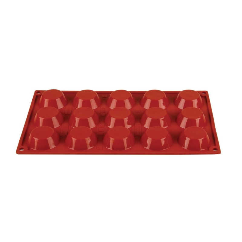 Formaflex-Silikonbackform für 15 Tartelettes - Pavoni Formaflex-Silikonbackform für 15 Tartelettes - Pavoni