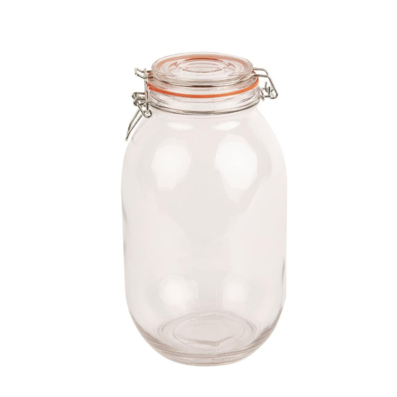 Einmachglas mit Clip-Verschluss 3L - Vogue - Fourniresto Einmachglas mit Clip-Verschluss 3L - Vogue - Fourniresto