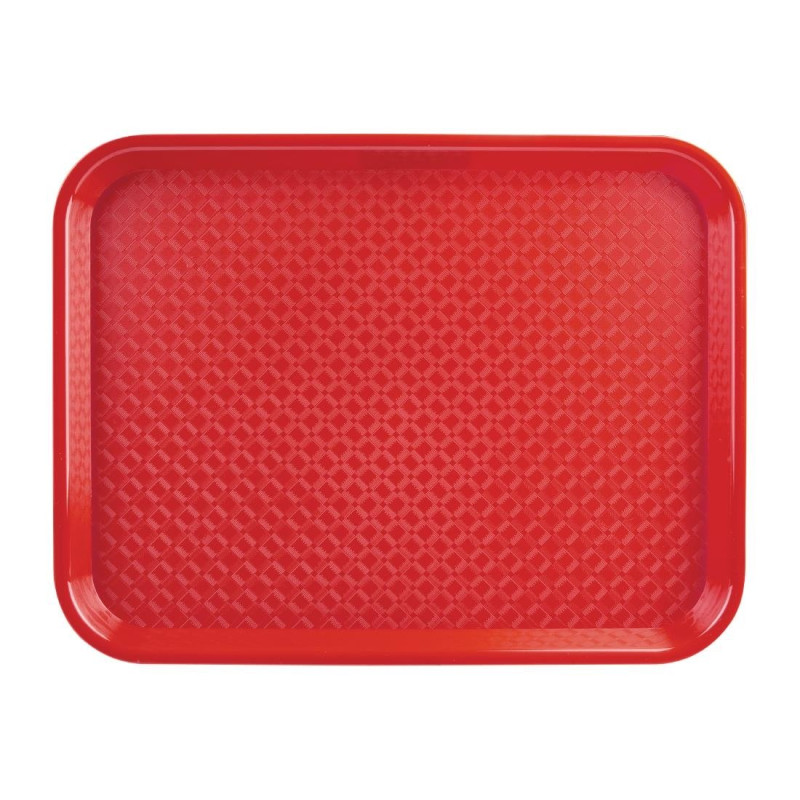 Selbstbedienungs-Tablett 305 x 415 mm Rot - Olympia KRISTALLON - Fourniresto Selbstbedienungs-Tablett 305 x 415 mm Rot - Olympia KRISTALLON - Fourniresto