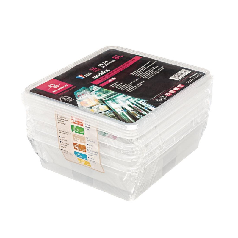 GN2/3 Modulus Intensivnutzung 12L Aufbewahrungsbox - 4er-Pack - Bourgeat - Fourniresto GN2/3 Modulus Intensivnutzung 12L Aufbewahrungsbox - 4er-Pack - Bourgeat - Fourniresto