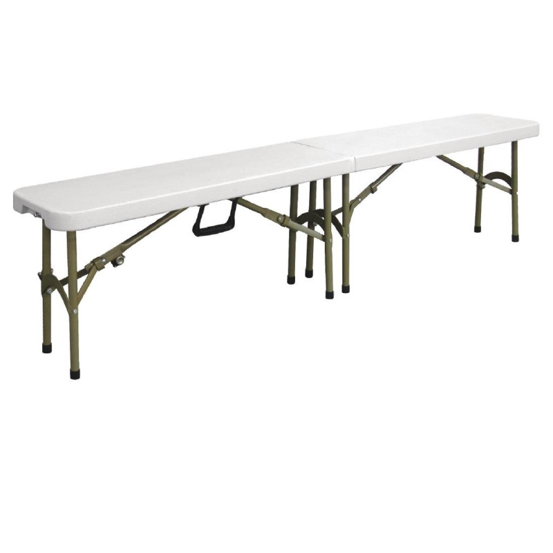 Banc pliable au centre 1830mm - Bolero - Fourniresto Banc pliable au centre 1830mm - Bolero - Fourniresto