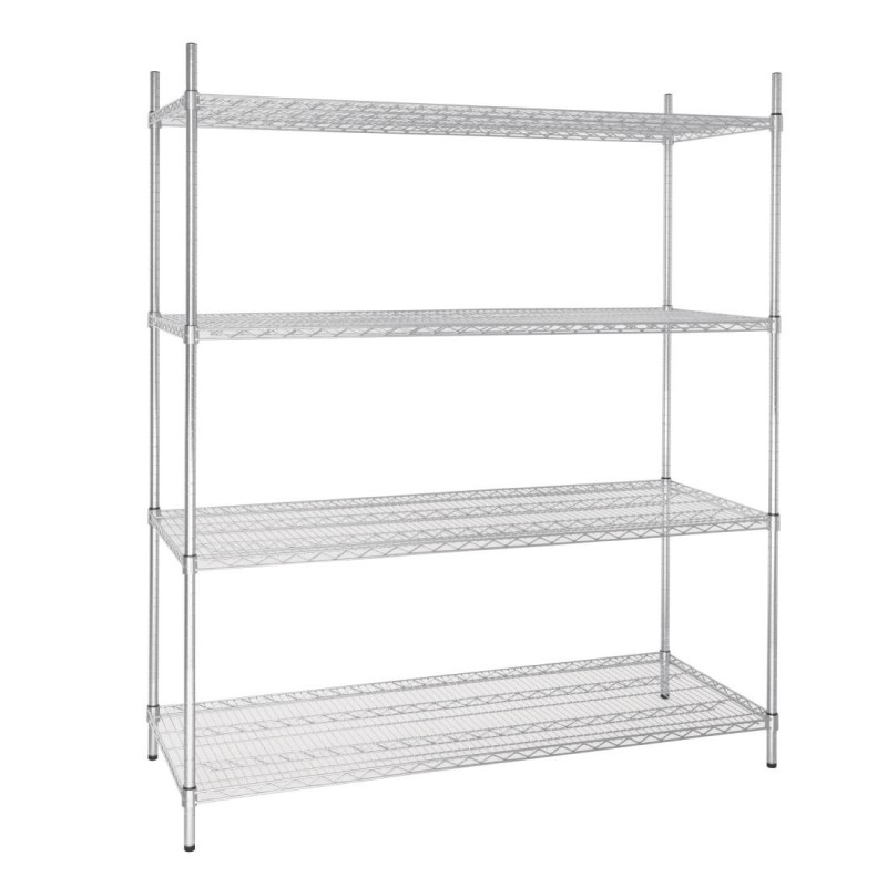 Regalbausatz 4 Ebenen - B 1525 x T 610 mm - Vogue Regalbausatz 4 Ebenen - B 1525 x T 610 mm - Vogue