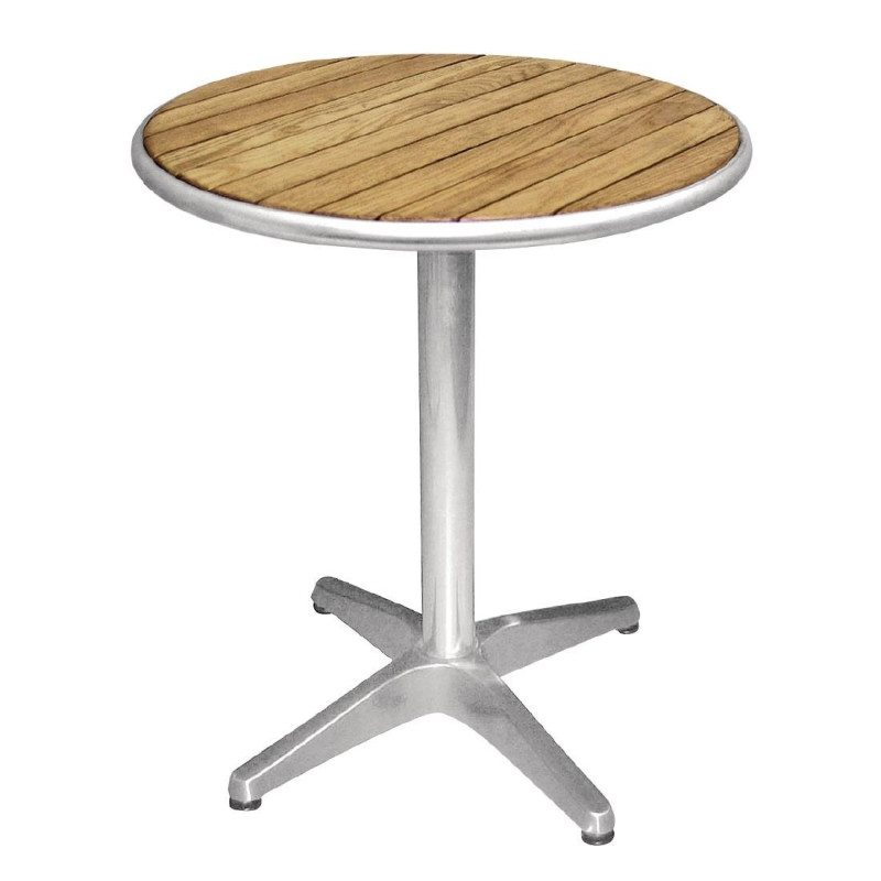 Table ronde en frêne Ø 60 cm - Bolero - Fourniresto Table ronde en frêne Ø 60 cm - Bolero - Fourniresto