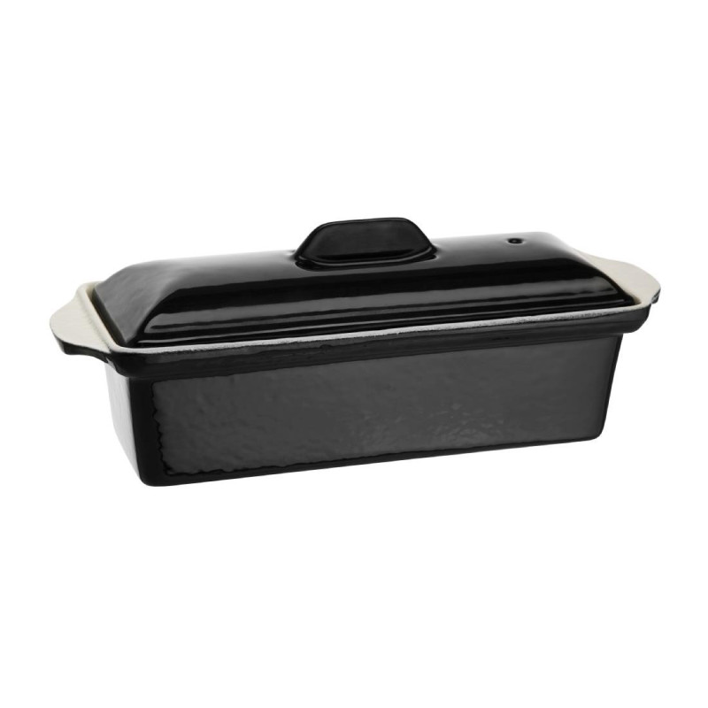 Black Cast Iron Terrine - 1.3 L - Vogue Black Cast Iron Terrine - 1.3 L - Vogue
