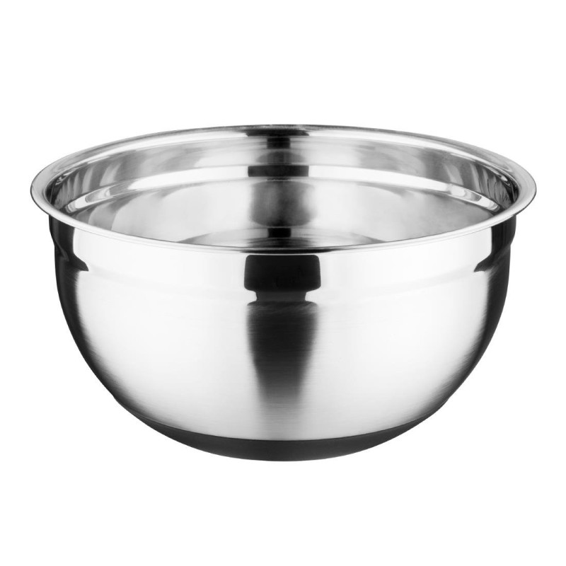 Schüssel aus Edelstahl mit Silikonboden - 8 L - Vogue Schüssel aus Edelstahl mit Silikonboden - 8 L - Vogue