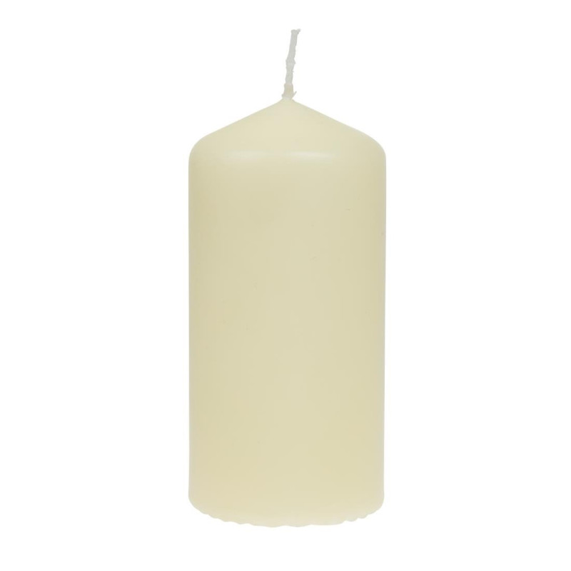 Hohe zylindrische Kerzen Elfenbein 120mm - Packung mit 12 Bolsius Hohe zylindrische Kerzen Elfenbein 120mm - Packung mit 12 Bolsius