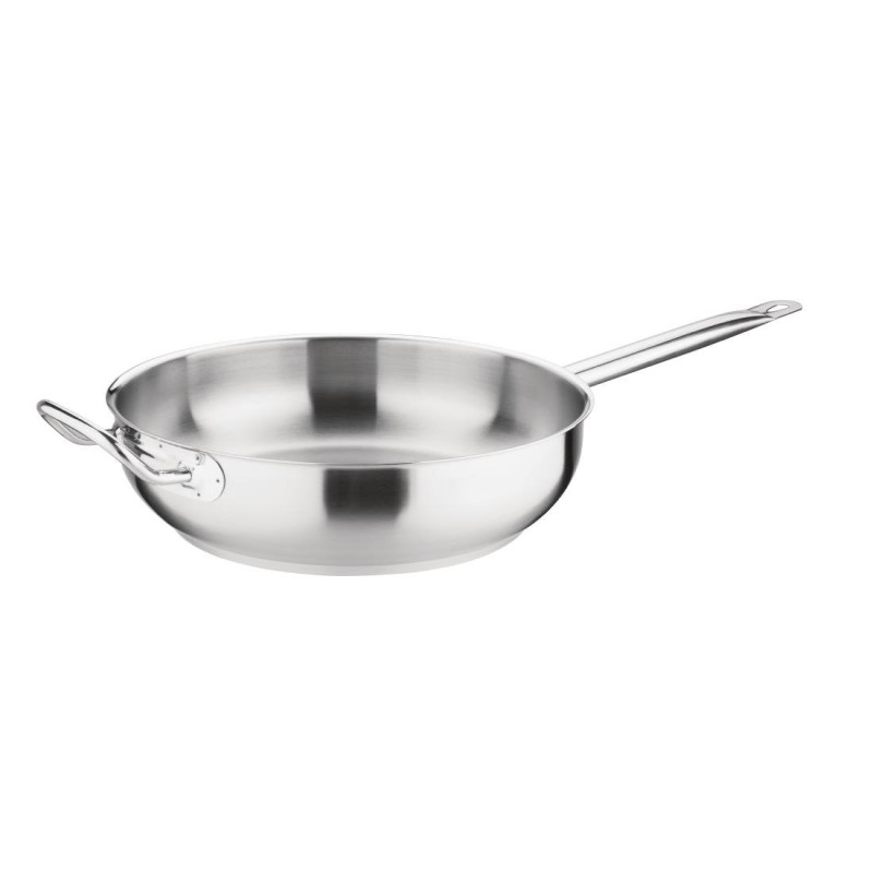 Sauteuse Inox Vogue Ø 300 mm - Professionnelle et robuste Sauteuse Inox Vogue Ø 300 mm - Professionnelle et robuste