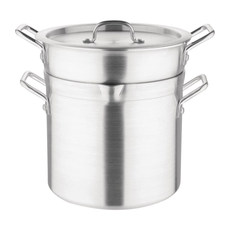 Marmite Bain Marie Aluminium 10 L Vogue - Cuisine professionnelle Marmite Bain Marie Aluminium 10 L Vogue - Cuisine professionnelle