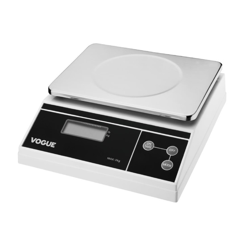 Elektronische Waage Vogue 3 kg: Präzise und hygienisch Elektronische Waage Vogue 3 kg: Präzise und hygienisch