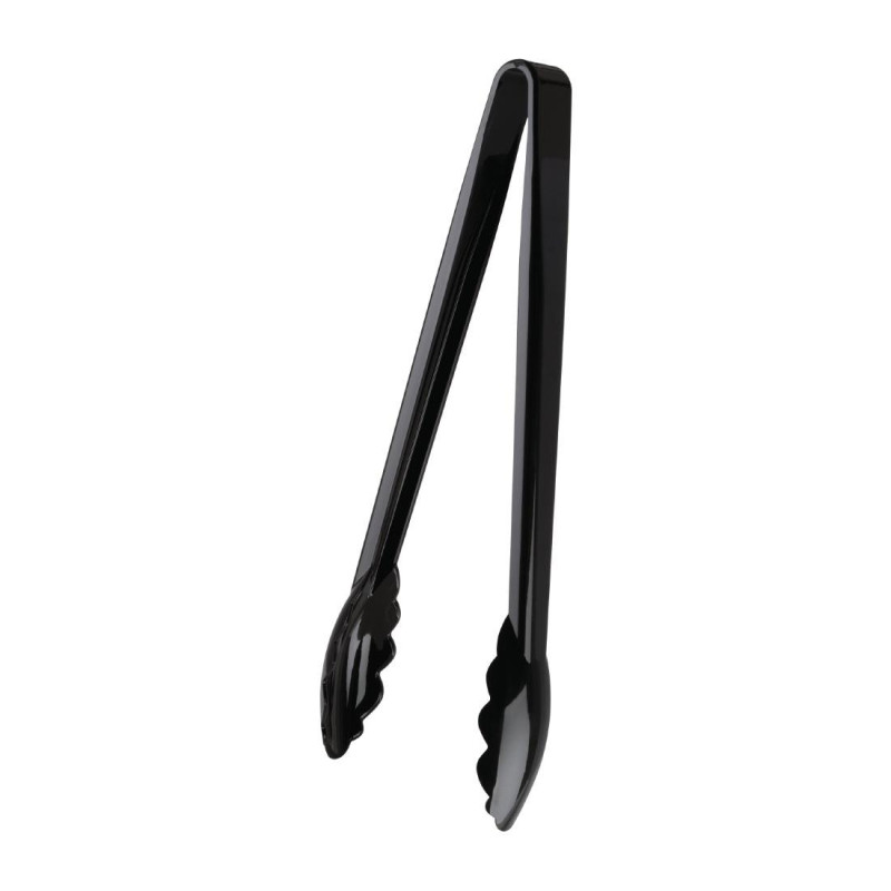 Schwarze Zange 300 mm Vogue: Präzision und Robustheit in der professionellen Küche Schwarze Zange 300 mm Vogue: Präzision und Robustheit in der professionellen Küche