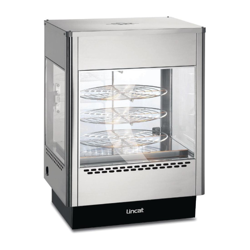 Drehbare Warmvitrine für Pizza von Lincat | Optimale Aufbewahrung & ansprechende Präsentation Drehbare Warmvitrine für Pizza von Lincat | Optimale Aufbewahrung & ansprechende Präsentation