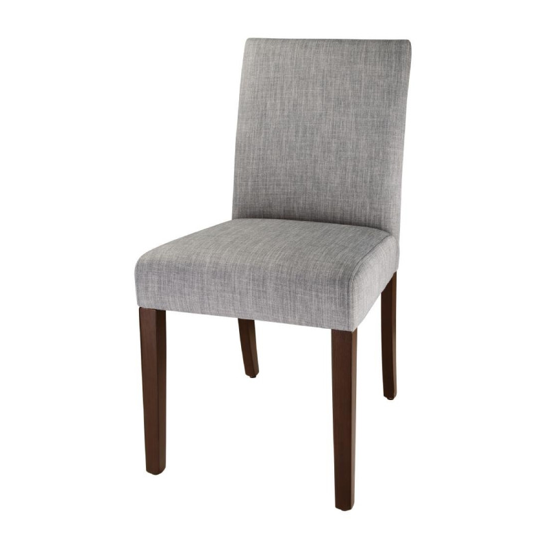 Chaise Chiswick Grise - Lot de 2 Bolero : Élégance professionnelle Chaise Chiswick Grise - Lot de 2 Bolero : Élégance professionnelle