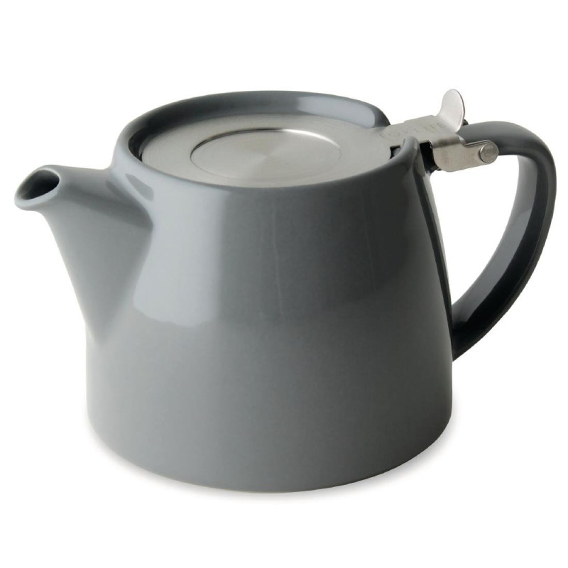 Graue Teekanne 500ml FORLIFE - Hochwertige Keramik, Teesieb aus Edelstahl Graue Teekanne 500ml FORLIFE - Hochwertige Keramik, Teesieb aus Edelstahl