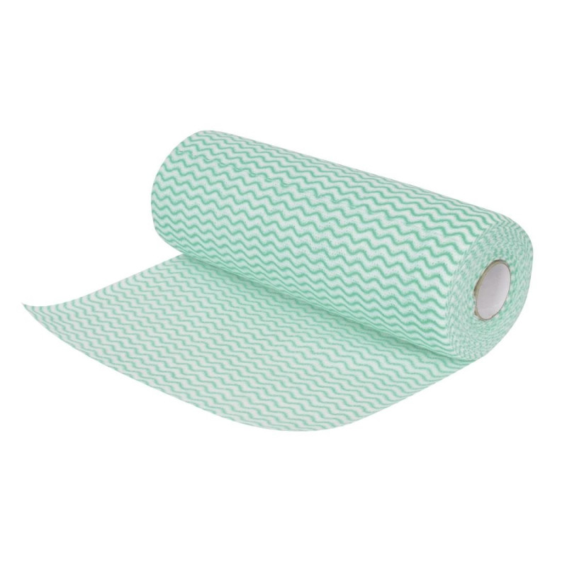 Vliesstofftücher Grün Jantex - Rolle mit 100 Stück - Präzision & Hygiene Vliesstofftücher Grün Jantex - Rolle mit 100 Stück - Präzision & Hygiene