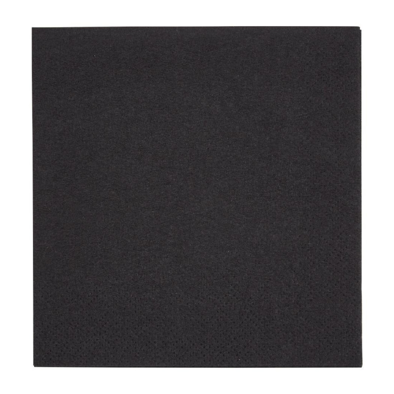 Servietten Cocktail 2-lagig Schwarz - Packung 4000 | Hochwertige Qualität Servietten Cocktail 2-lagig Schwarz - Packung 4000 | Hochwertige Qualität
