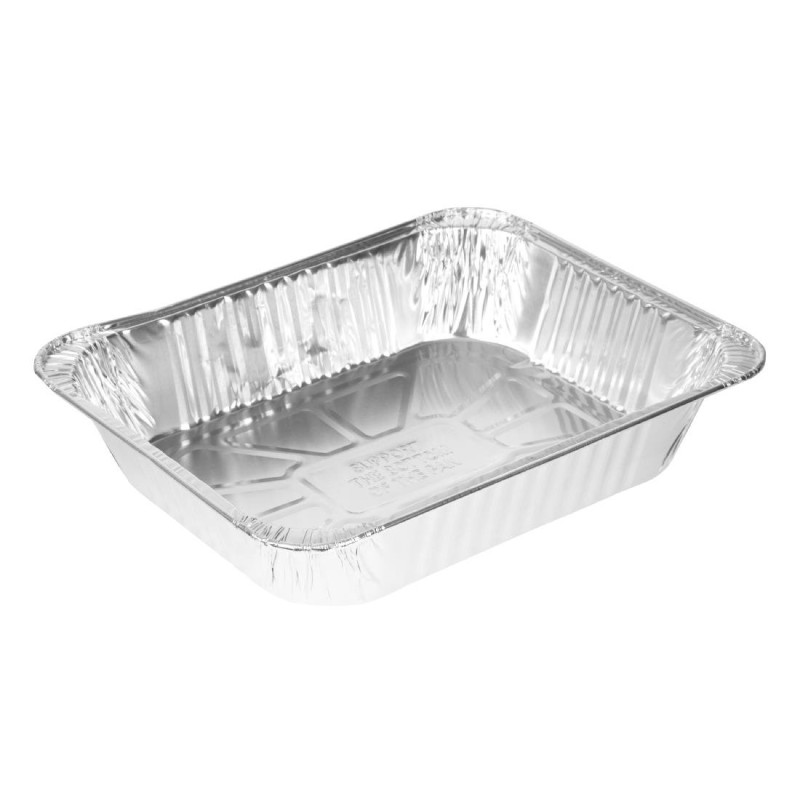 Aluminiumschalen GN 1/2 - Packung mit 10, effiziente Wärmespeicherung Aluminiumschalen GN 1/2 - Packung mit 10, effiziente Wärmespeicherung