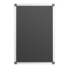 Schwarzes Magnettafel - 400 x 600 mm - Olympia
