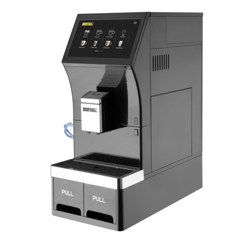 Kaffeemaschine vom Bohnen- bis zum Tassenprozess mit großem Touchscreen - Buffalo Kaffeemaschine vom Bohnen- bis zum Tassenprozess mit großem Touchscreen - Buffalo