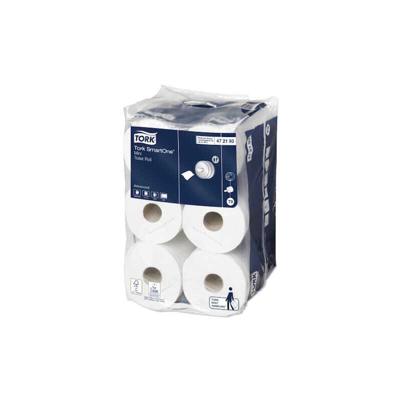 Toilettenpapier Weiß Tork SmartOne - Packung mit 12 Toilettenpapier Weiß Tork SmartOne - Packung mit 12