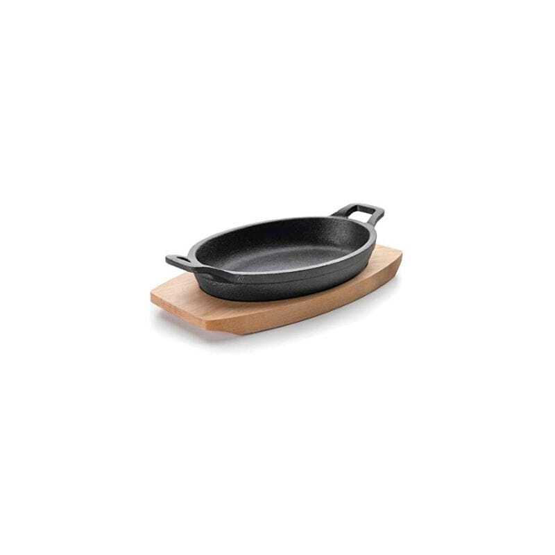 Ovale Bräter mit Holzboden - 700 ml Lacor Ovale Bräter mit Holzboden - 700 ml Lacor