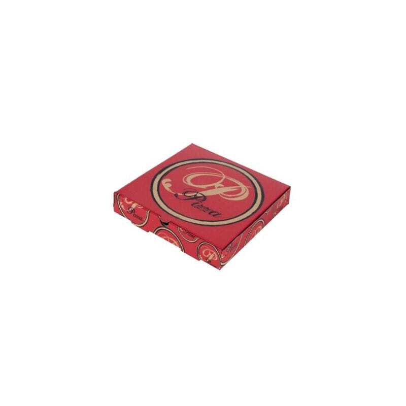 Rote Pizza-Box "Pizza" - 40 x 40 cm - Umweltfreundlich - Packung mit 100 Rote Pizza-Box "Pizza" - 40 x 40 cm - Umweltfreundlich - Packung mit 100