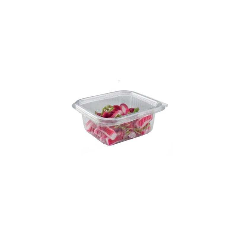 Pack von 50 - Rechteckige Box mit Deckel 25 cl Pack von 50 - Rechteckige Box mit Deckel 25 cl