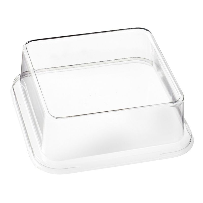Deckel aus RPET für Kanopée-Teller 100 x 100 - Packung mit 100 Deckel aus RPET für Kanopée-Teller 100 x 100 - Packung mit 100