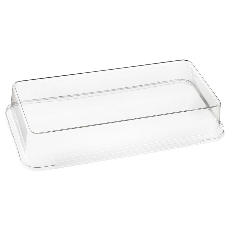 Deckel aus RPET für Kanopée-Teller 200 x 100 mm - Packung mit 100 Deckel aus RPET für Kanopée-Teller 200 x 100 mm - Packung mit 100