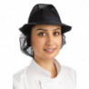 Hut Trilby Marineblau mit Netz - Größe L 590 mm - FourniResto - Fourniresto