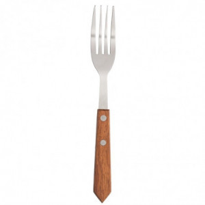 Fleischgabel mit Holzgriff 200 mm - 12er-Pack - Olympia - Fourniresto
