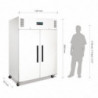 Kühlschrank mit negativer Temperatur in Weiß GN 2/1 Doppeltür 1200 L - Polar - Fourniresto