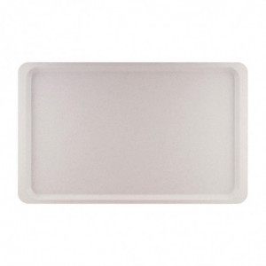 Servierplatte aus Polyester GN1/1 530x325mm Gesprenkeltes Grau - Roltex - Fourniresto