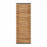 Bancs en Acier et Acacia 100 cm - Lot de 2 - Bolero - Fourniresto