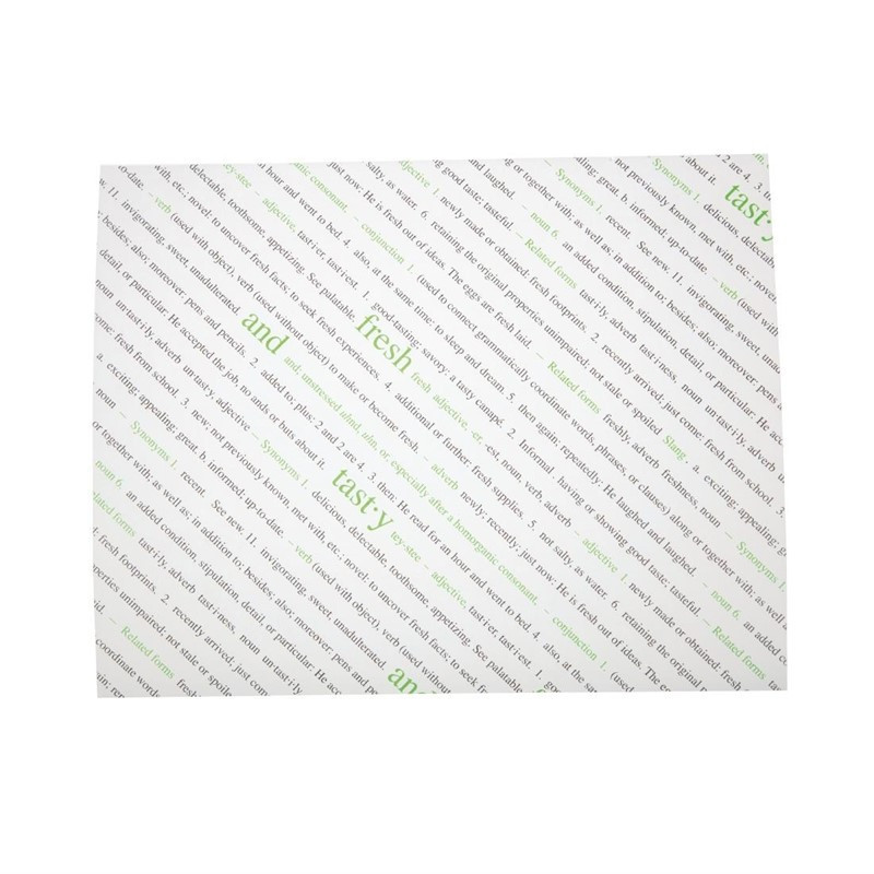 Frische und leckere Pergamentpapierblätter - Packung mit 100 - FourniResto Frische und leckere Pergamentpapierblätter - Packung mit 100 - FourniResto