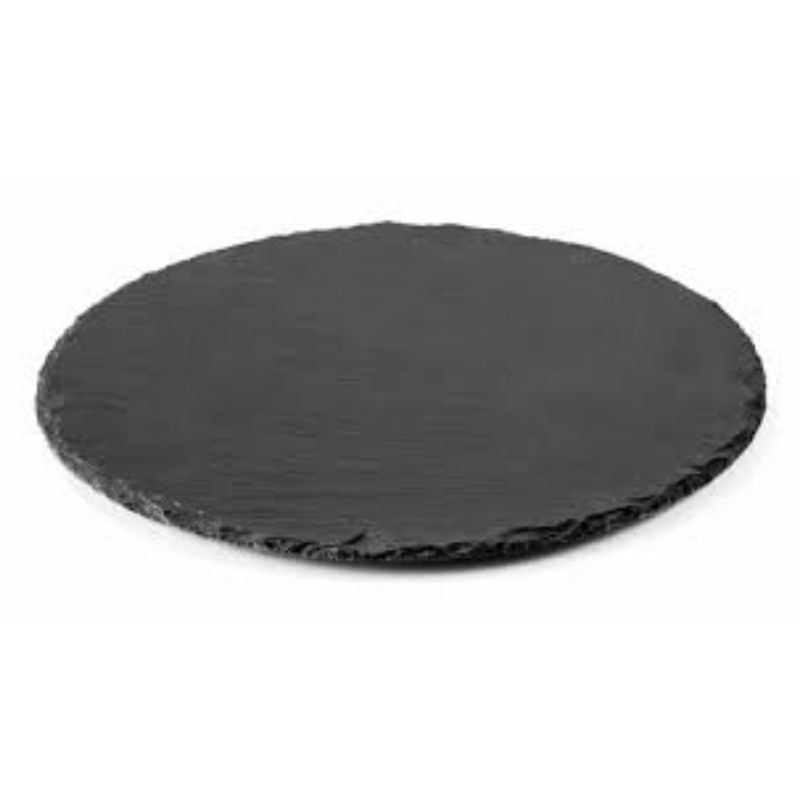 Runde Schieferplatte - Ø 35 cm - Lacor Runde Schieferplatte - Ø 35 cm - Lacor