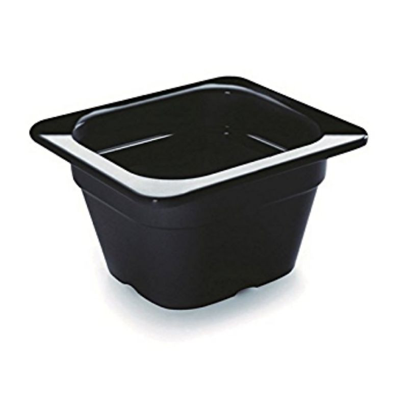 Bac Gastronorm Melamin Schwarz GN 1/6 - H 100 mm - Lacor Bac Gastronorm Melamin Schwarz GN 1/6 - H 100 mm - Lacor